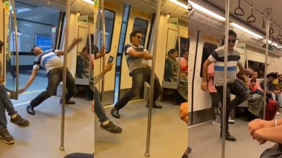 दिल्ली मेट्रो से वीडियो वायरल,इस शख्स की हरकत देखेंगे तो हो जाएंगे हैरान