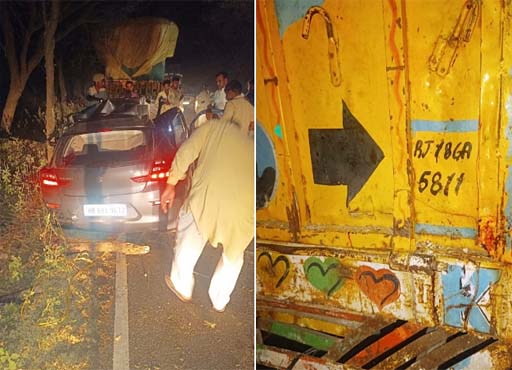 Road Accident: खड़े ट्रक से टकराई तेज रफ्तार कार, 6 लोगों की मौत