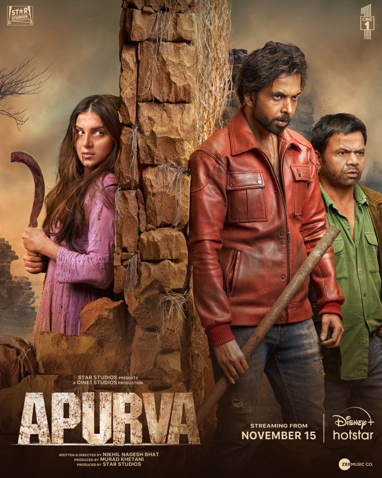 Apoorva Film: ”अपूर्वा” का ट्रेलर हुआ रिलीज़, फिल्म 15 नवंबर को होगी रिलीज़