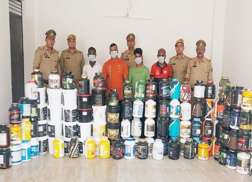 Noida News :  नोएडा पुलिस ने महंगे प्रोटीन/सप्लीमेंट चोरी करने वाले गिरोह दबोचा