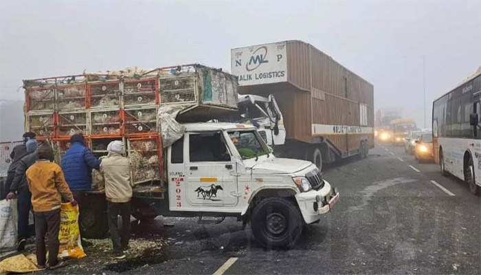 Accident: कोहरे का कहर : कई वाहन भिड़े, 3 मरे, 3 दर्जन घायल