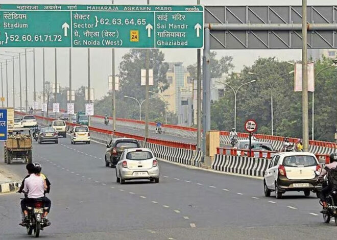 Noida News: एलिवेटेड रोड पर मरम्मत, नीचे रोड़ पर जाम की आफत