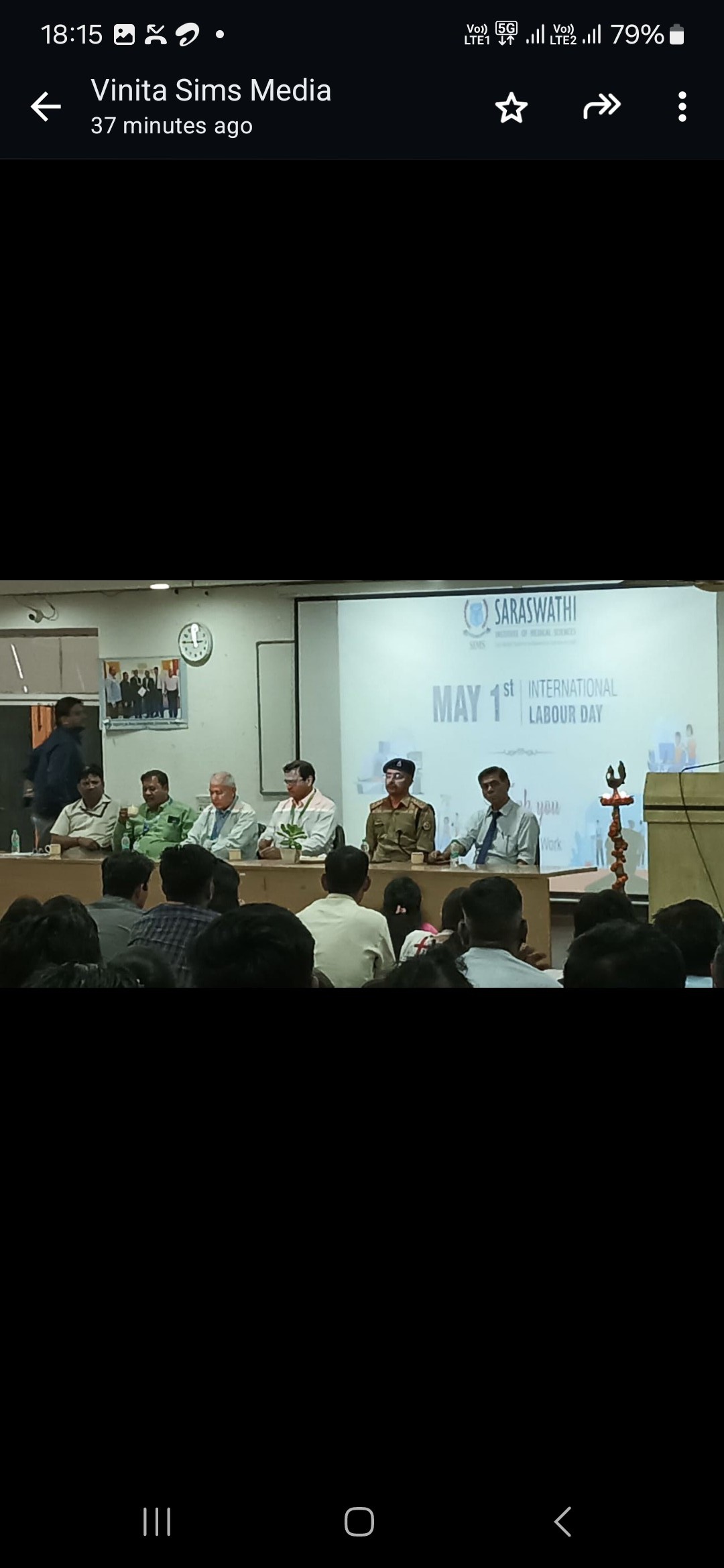 सरस्वती ग्रुप आॅफ इन्स्टीटयूशन में मनाया गया अंतरराष्ट्रीय श्रमिक दिवस