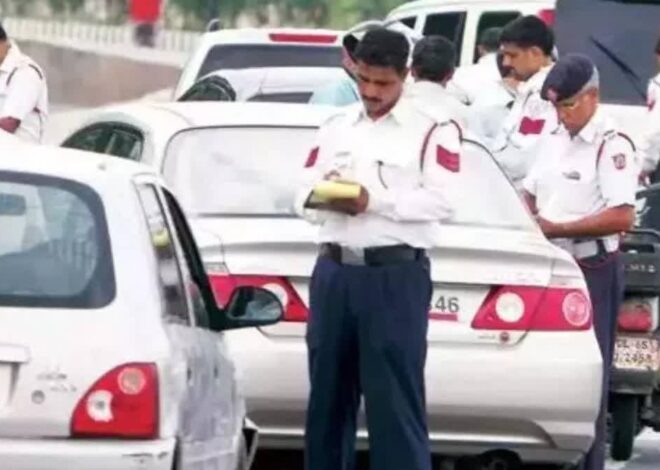 Delhi Traffic Police: ट्रैफिक पुलिस ने साढ़े पांच माह में लाखों लोगों को थमाया चालान