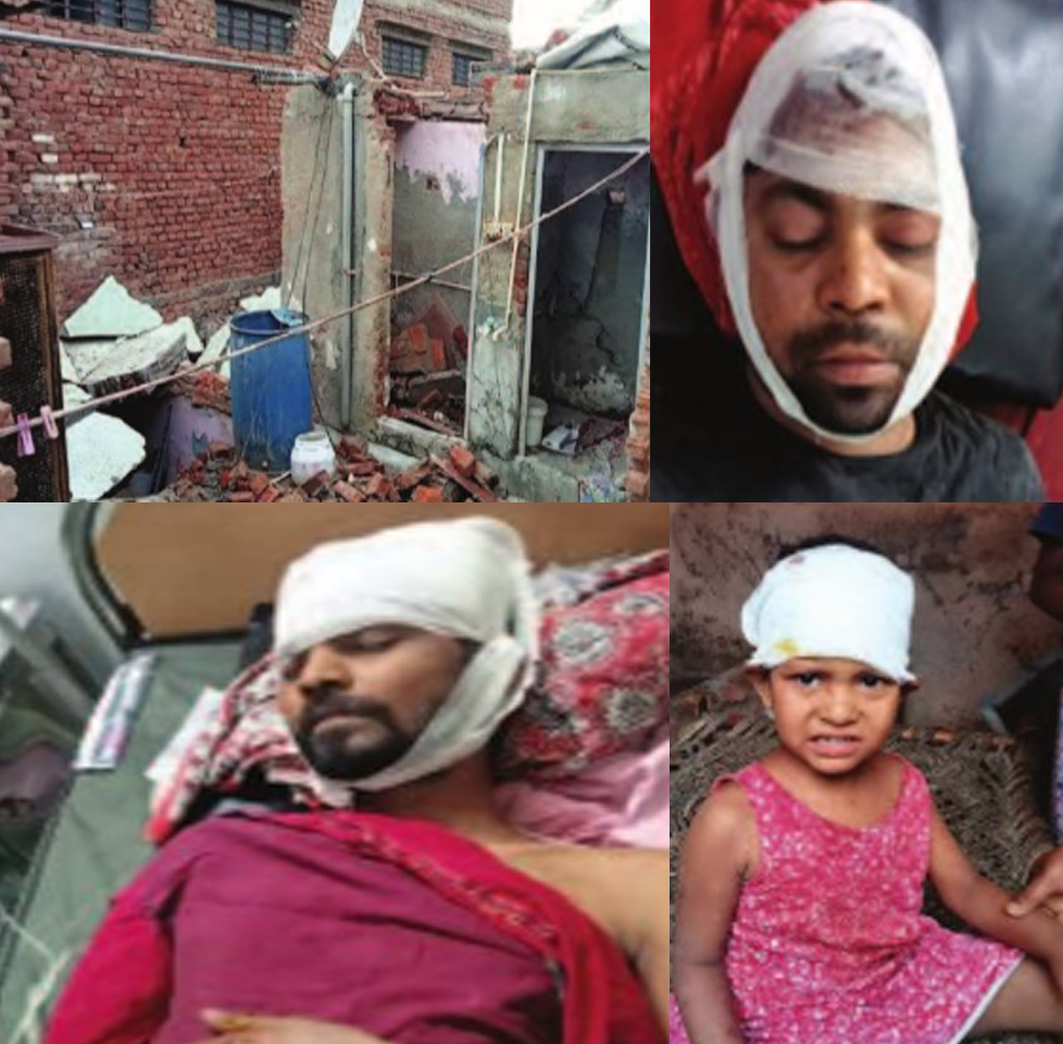 UP News: तेज आंधी में जैन मंदिर की दीवार तीन मकानों पर गिरी, 12 अधिक महिला-बच्चे घायल