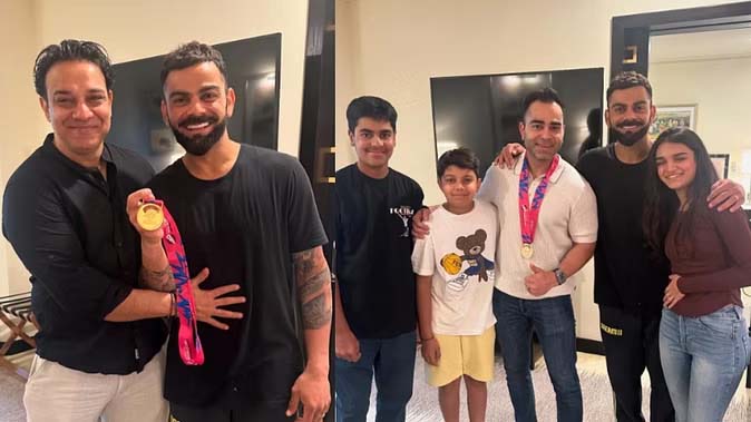 Team India: लंबे समय बाद परिवार से मिले विराट कोहली