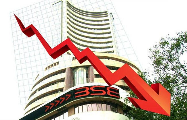 Share Market में जारी तेजी थमी, सेंसेक्‍स 886 अंक लुढ़का