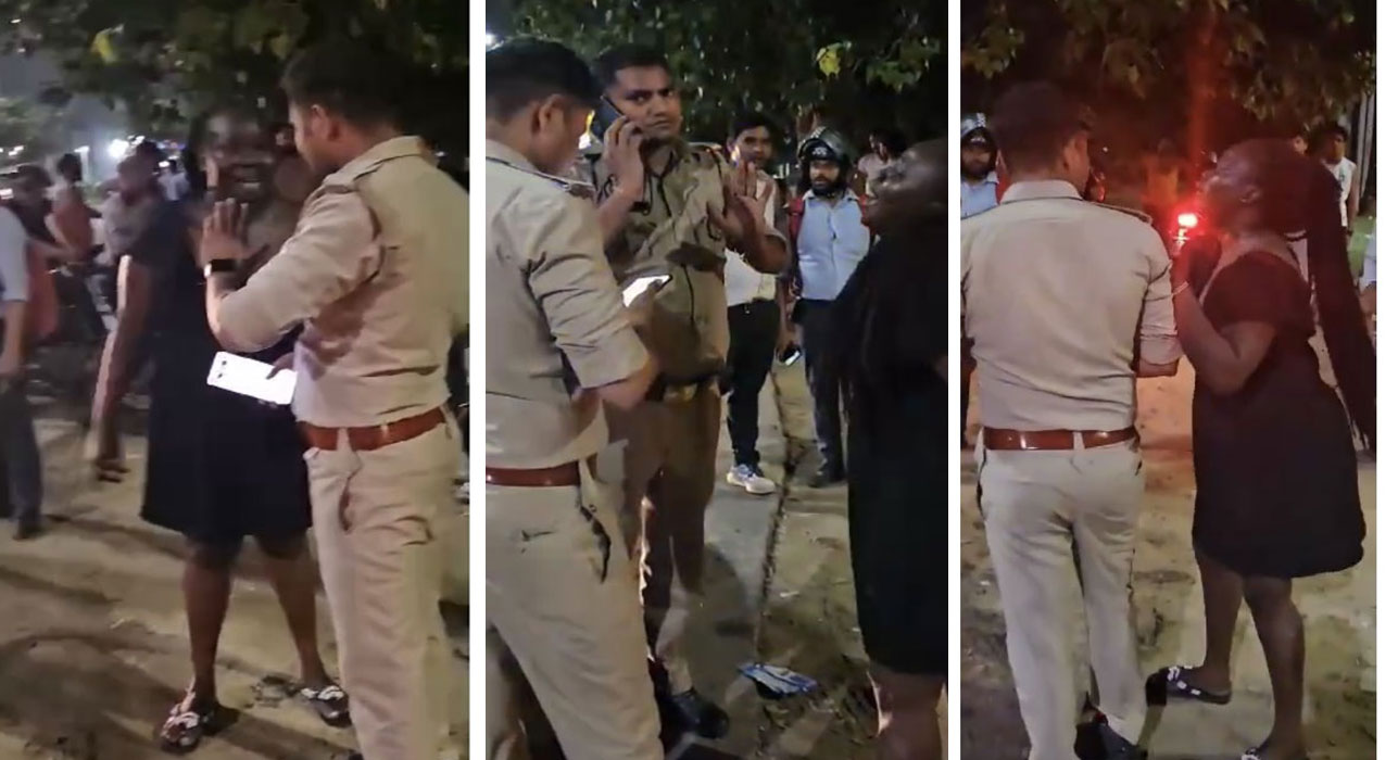 शराब के नशे में धुत्त अफ्रीकी महिला ने पुलिसकर्मी से ये क्या किया, जानेंगे तो उड़ जाएंगे होश