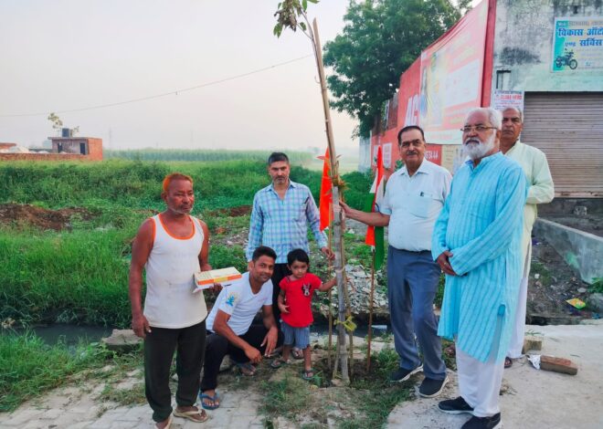 सेवार्थ ट्रस्ट ने पौधारोपण कर लिया पर्यावरण संरक्षण का संकल्प