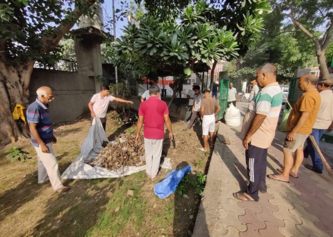 Noida News: गांधी जयंती पर आरडब्ल्यूए ने लगाई झाडू