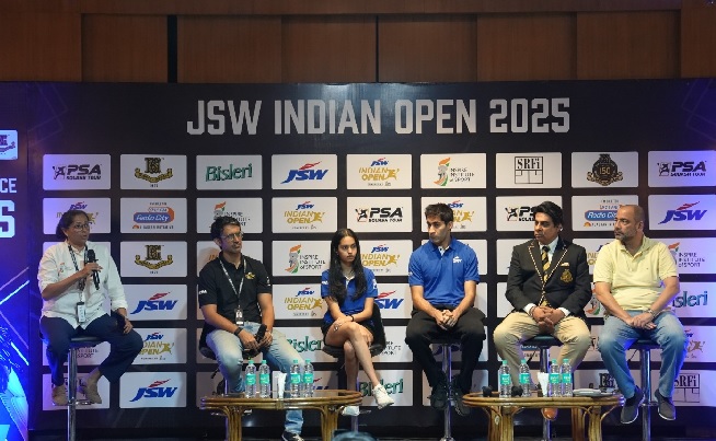 JSW India Open 2025 के साथ होगी भारत में अंतरराष्ट्रीय स्क्वैश की वापसी