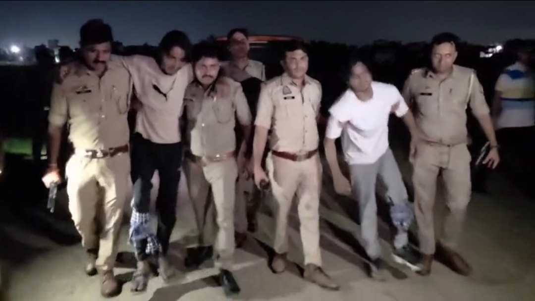 फायरिंग करने वाले तीन बदमाश गिरफ्तार