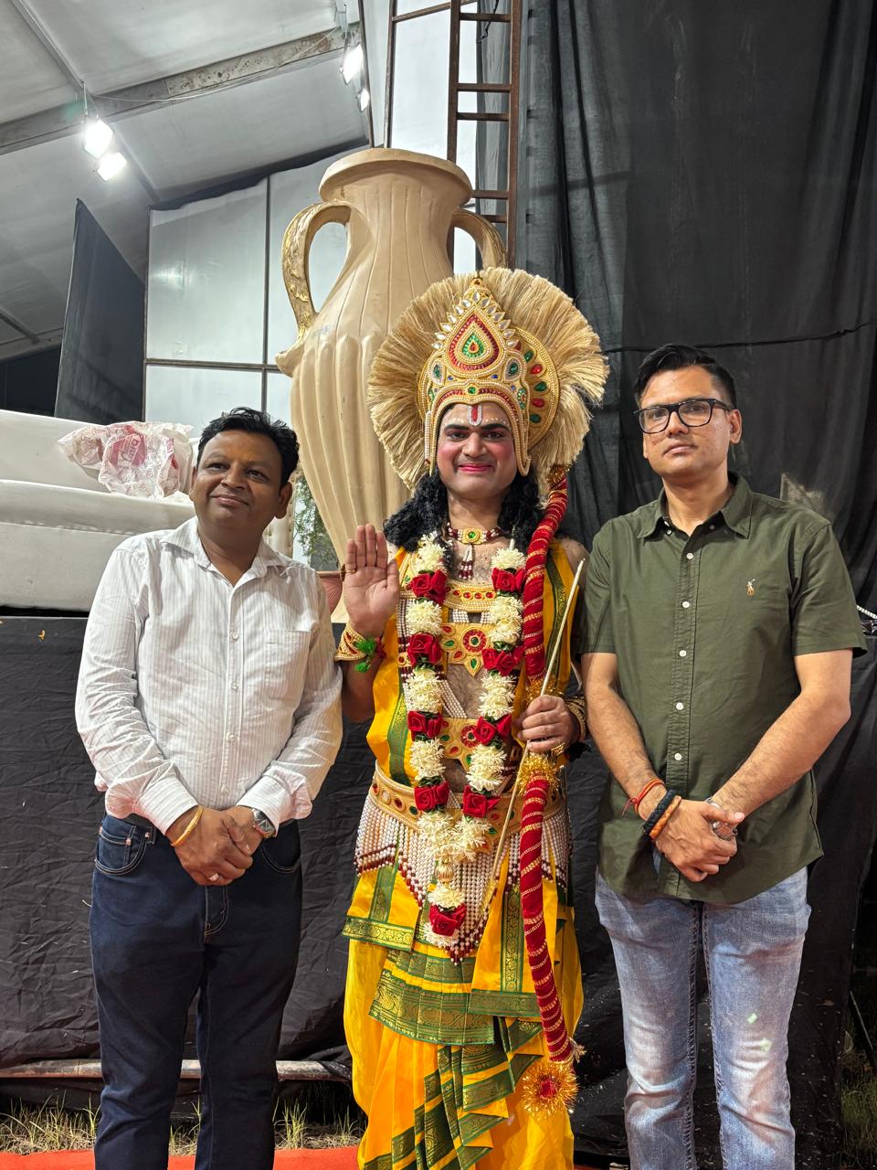 आदर्श रामलीला पंचकूला सेक्टर 5 रामलीला में आज हुआ सीता स्वयंवर का मंचन।