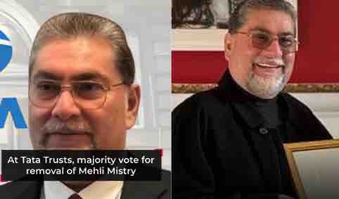 टाटा ट्रस्ट्स से मेहली मिस्त्री की विदाई: बहुमत वोट से पुनर्नियुक्ति अस्वीकृत हो गया