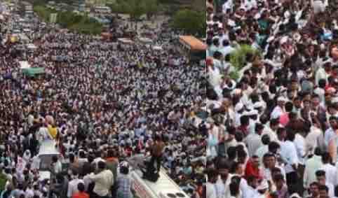 नागपुर में किसानों का हाईवे जाम: कर्ज माफी की मांग को लेकर हजारों किसानो ने दी चेतावनी, ट्रेनें रोकने का किया ऐलान