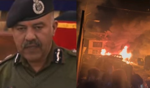 नौगाम पुलिस स्टेशन में जबरदस्त धमाका, DGP ने बताया हादसा