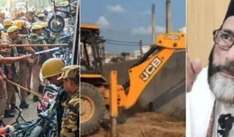 बरेली में फिर गरजा बाबा का बुलडोज़र, तौकीर के करीबी पर कार्यवाई