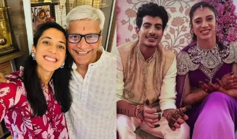 स्मृति के पिता को हार्ट अटैक, मंगेतर इतना रोया की पहुँच गया?