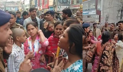 नाबालिग लड़की की संदिग्ध मौत, रेप का आरोप, पुलिस और महिलाओ के बिच झड़प