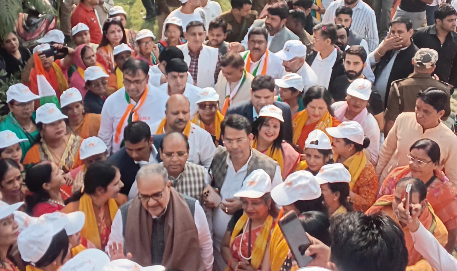 भाजपा कार्यकर्ताओं ने सरदार पटेल की 150वीं जयंती पर निकली ऐतिहासिक “यूनिटी यात्रा”,