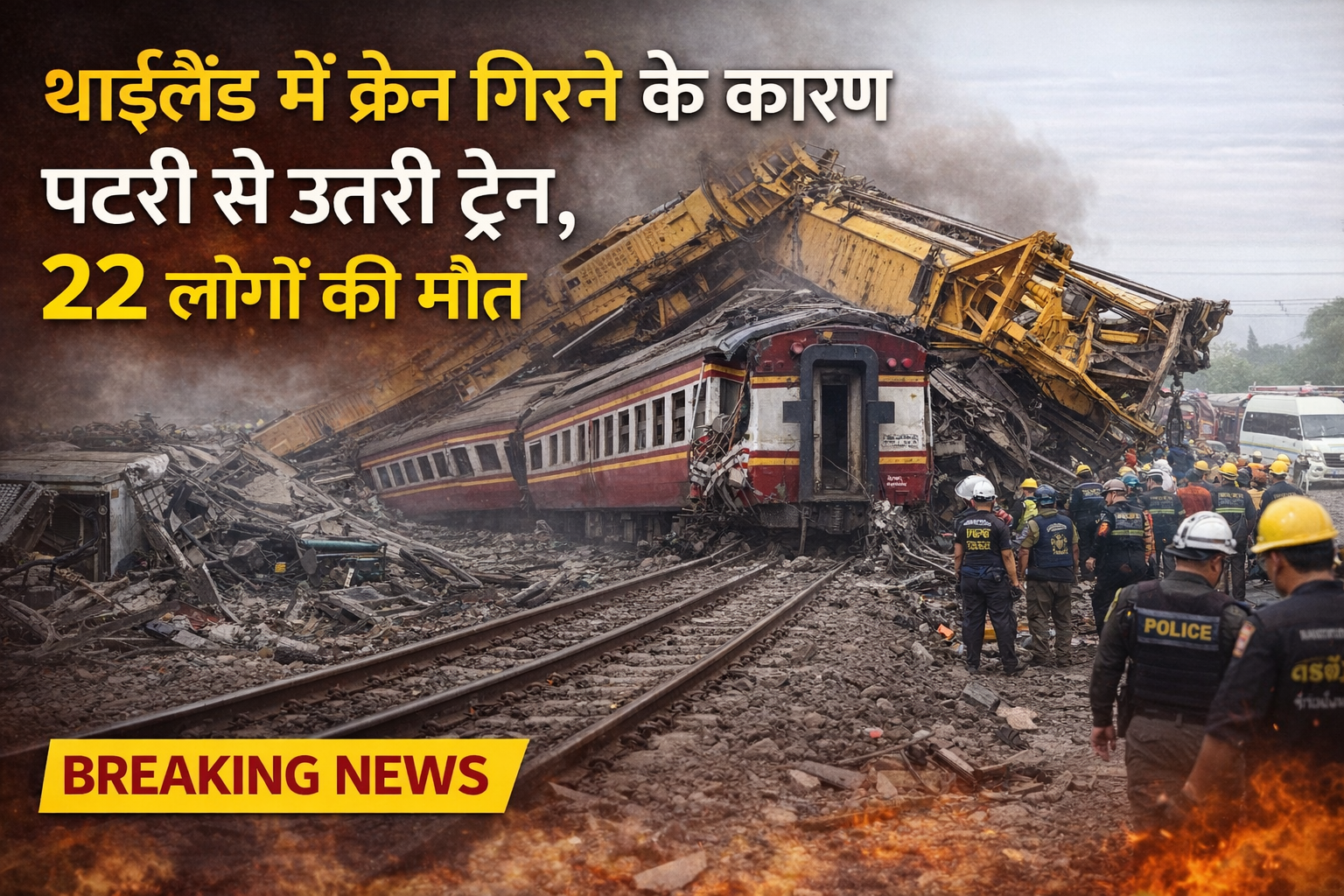 Train Accident in Thailand: