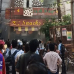 Fire breaks out in Delhi :