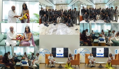 Kazia Liz Mejo Noida: मिस यूनिवर्स इंडिया 2026 काज़िया से नोएडा में आरडब्ल्यूए अध्यक्ष की भेंट
