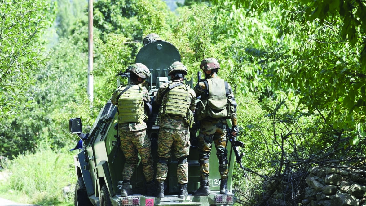 Budgam terrorist encounter