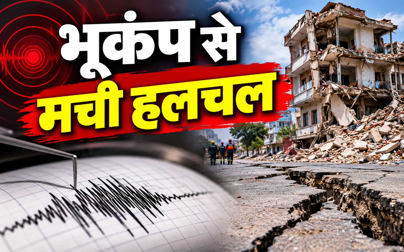 भूकंप से मची हलचल